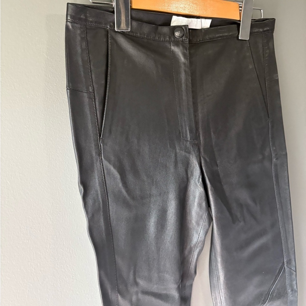 MTWTFSS Brand size small Black Faux skinny Leather Pants trousers. NWOT - Picture 3 of 9